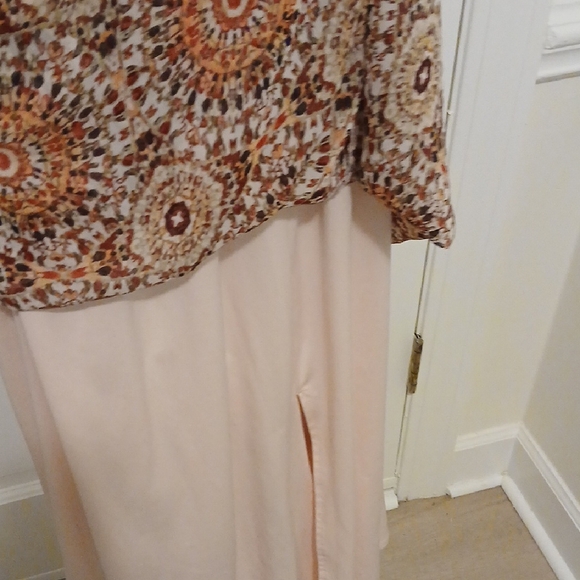 Roz & Ali Multicolor A-Line Skirt - Picture 3 of 3